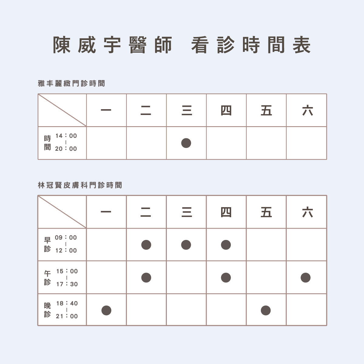 陳威宇門診表_工作區域 1